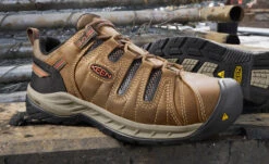 Keen Men's Flint II (Steel Toe) | Gargoyle/Paloma -Fresh Shoes Shop KEEN UTILITY FLINT II SHITAKE RUST M 1023268 Top Image