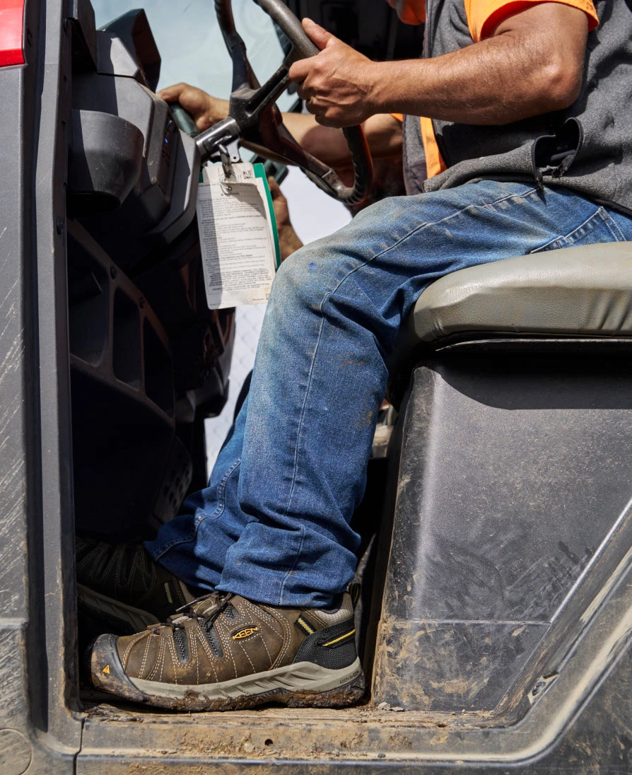 Keen Men's Flint II (Soft Toe) | Cascade Brown/Golden Rod - Image 8