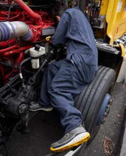 Men's Arvada Mid Work Sneaker (Carbon Toe) | Black/Keen Yellow -Fresh Shoes Shop KPD 191 PDP Arvada 1027652 Left Image