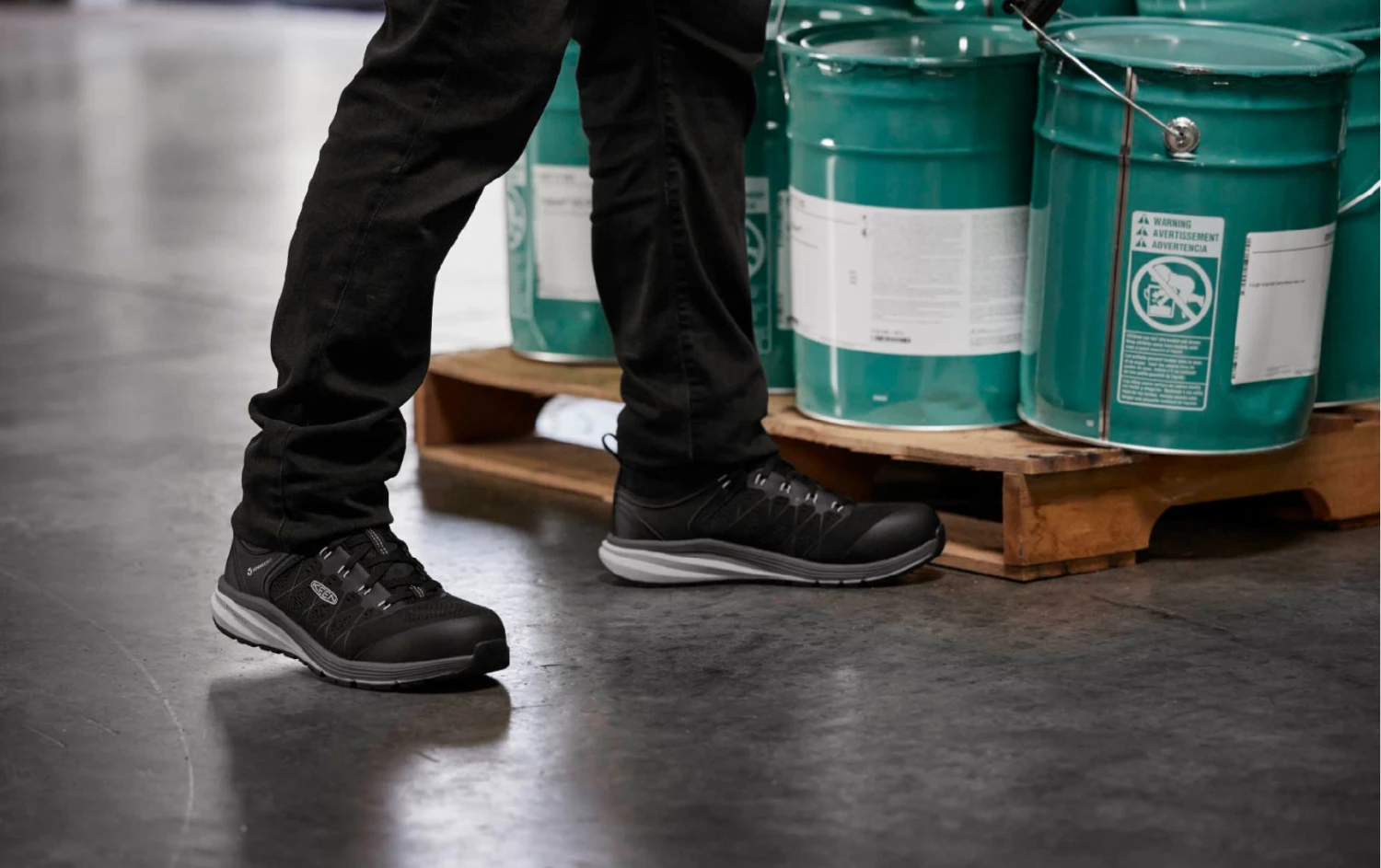 Keen Men's Vista Energy Mid (Carbon Toe) | Vapor/Black 6 Keen Men's Vista Energy Mid (Carbon Toe) | Vapor/Black - Image 6