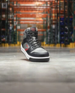 Keen Men's Overton Mid Work Shoe (Carbon Toe) | Steel Grey/Black -Fresh Shoes Shop KPD 2130 FW24 EnhancedPDP Overton 1029714 Image Left v2 7b4e054d 7b8f 4ce9 b768 2a542d05f07d