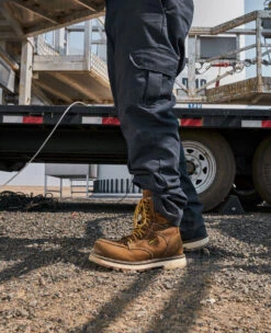 Keen Men's Cincinnati 8" Waterproof 90° Heel Boot (Carbon Toe) | Belgian/Sandshell -Fresh Shoes Shop KPD 234 Cincinnati90 1028287 Left Image