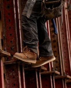 Keen Men's Liberty 6" Boot (Soft Toe) | Leather Brown/Birch -Fresh Shoes Shop KPD 2358 PDP Liberty 1030603 Lifestyle Right