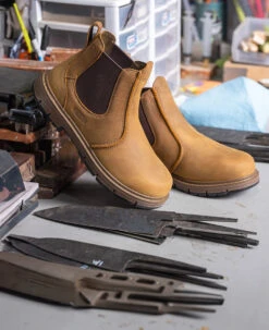 Keen Men's San Jose Chelsea 90° Heel Boot (Soft Toe) | Belgian/Gum -Fresh Shoes Shop KPD 3694 PDP SanJose90PullOn 1030646 Image Right