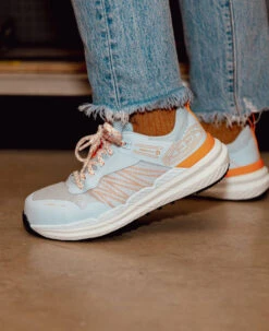 Keen Women's Speedworks Work Sneaker (Carbon Toe) | Skyway/Black -Fresh Shoes Shop KPD 3697 PDP Speedworks 1030642 3 Image Right