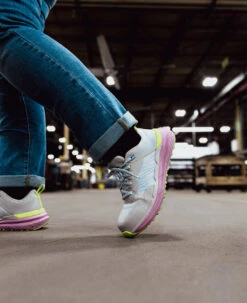 Keen Women's Speedworks ESD Work Sneaker (Carbon Toe) | Alloy/Moonlight Mauve -Fresh Shoes Shop KPD 3697 PDP Speedworks 1030645 2 Image Left