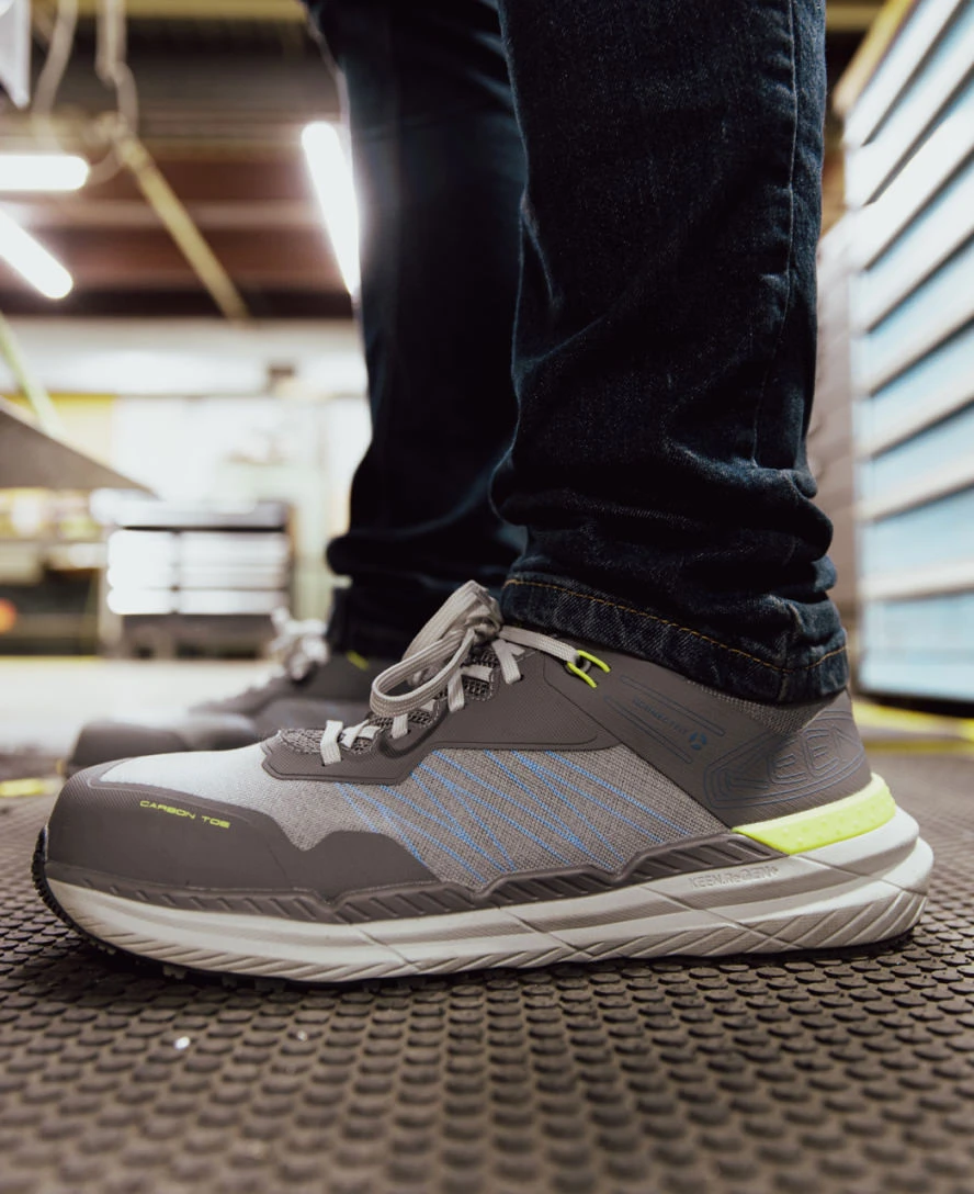 Keen Men's Speedworks ESD Work Sneaker (Carbon Toe) | Steel Grey/Vintage Indigo 9 Keen Men's Speedworks ESD Work Sneaker (Carbon Toe) | Steel Grey/Vintage Indigo - Image 9