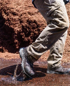 Keen Men's Skokie Waterproof Work Boot (Carbon Toe) | Magnet/Black -Fresh Shoes Shop KPD 5147 PDP Skokie 1031217 Lifestyle 02 Left