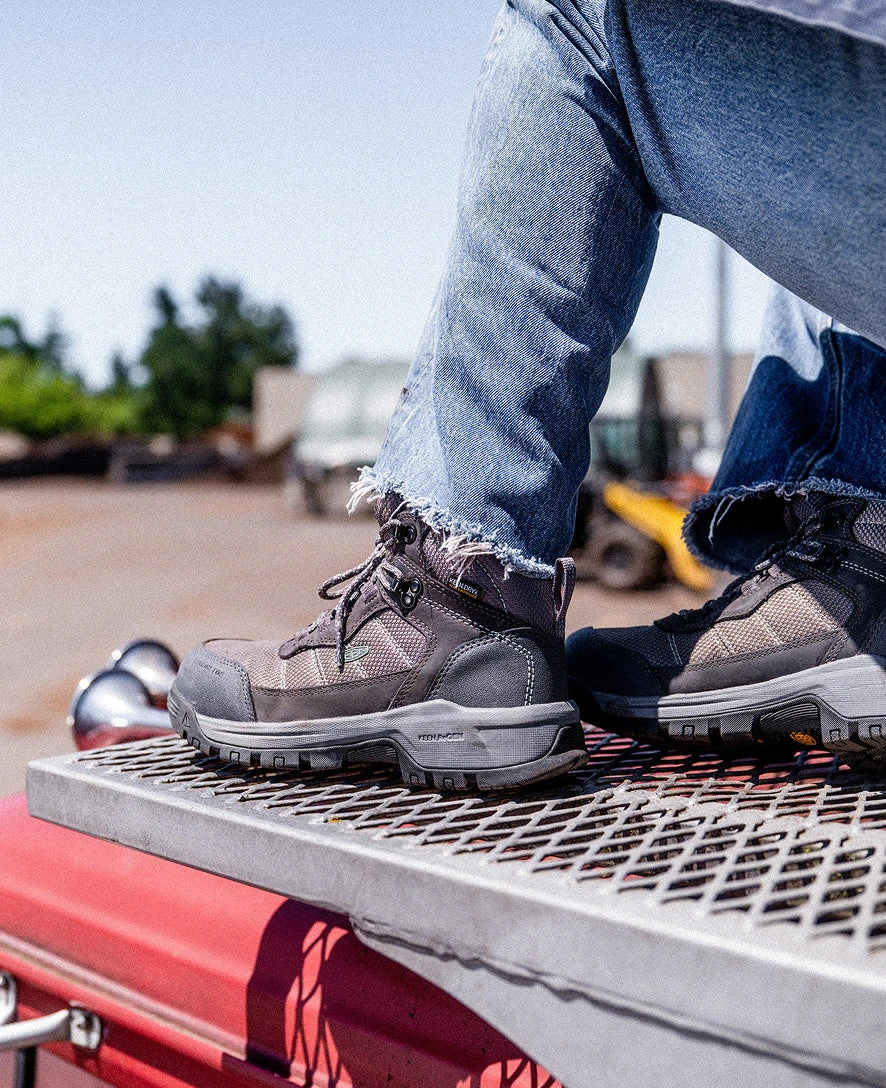 Keen Women's Skokie Waterproof Work Boot (Carbon Toe) | Magnet/Black 9 Keen Women's Skokie Waterproof Work Boot (Carbon Toe) | Magnet/Black - Image 9