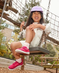 Keen Little Kids' KNX Knit Double Strap | Beaujolais/Raspberry -Fresh Shoes Shop Kids KNX lifestyle 2 503027ec 455f 4591 ab8a e0e892b2aaf9