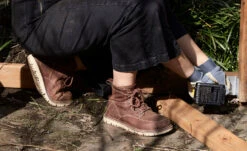 Keen Women's San Jose 6" Boot (Soft Toe) | Gingerbread/Off White -Fresh Shoes Shop SDD 496 PDP SanJose 1024570 Top Image