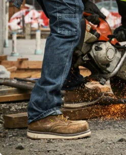 Keen Men's Cincinnati 6" Waterproof Boot (Carbon Toe) | Belgian/Sandshell -Fresh Shoes Shop SDD 505 PDP Cincinnati 1023222 Left Image