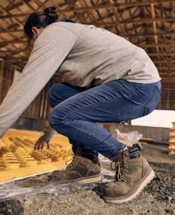 Keen Women's Cincinnati 6" Waterproof Boot (Carbon Toe) | Belgian/Sandshell -Fresh Shoes Shop SDD 505 PDP Cincinnati 1023224 Right Image