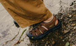 Keen Men's Newport Leather Sandal | Bison -Fresh Shoes Shop SS25 KEEN M NewportLeather PDP Wide Lifestyle