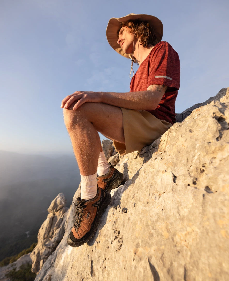 Keen Men's Targhee IV Waterproof Hiking Shoe | Sea Turtle/Roasted Pecan 9 Keen Men's Targhee IV Waterproof Hiking Shoe | Sea Turtle/Roasted Pecan - Image 9