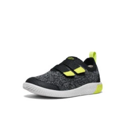 Keen Little Kids' KNX Knit Double Strap | Black/Evening Primrose -Fresh Shoes Shop a2169c096d6fa008eeac1a44009d34653bacdc04