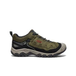 Keen Men's Targhee IV Vented Hiking Shoe | Dark Olive/Gold Flame