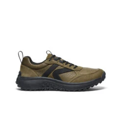 Keen Men's KS86 Leather Sneaker | Dark Olive/Black