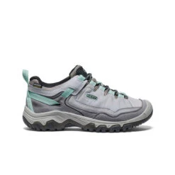 Keen Women's Targhee IV Wide Waterproof Hiking Shoe | Alloy/Granite Green