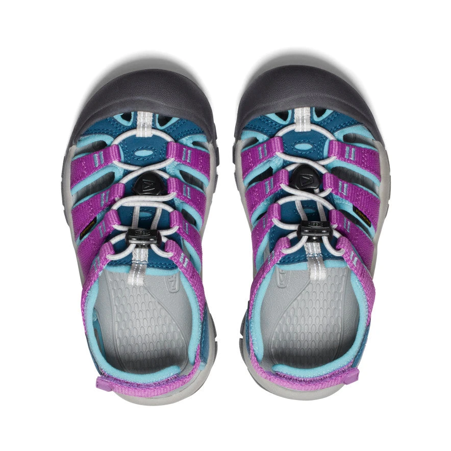 Keen Little Kids' Newport Boundless Sandal | Legion Blue/Willowherb 4 Keen Little Kids' Newport Boundless Sandal | Legion Blue/Willowherb - Image 4