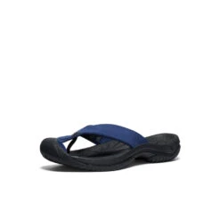 Keen Men's Waimea Leather Flip-Flop | Naval Academy/Black -Fresh Shoes Shop c5751fd4ce0da59750d2e70ec48f132de4752e13