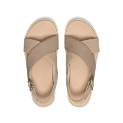Keen Women's Elle Luxe Cross Strap Sandal | Plaza Taupe/Brindle -Fresh Shoes Shop c681f5d5d27f7debfa9b7cdf71d7d444102a889b