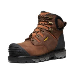 Keen Men's Camden 6" Waterproof Boot (Carbon Toe) | Leather Brown/Black -Fresh Shoes Shop c75d30673ada089de0c37af47b44af45000a95e6