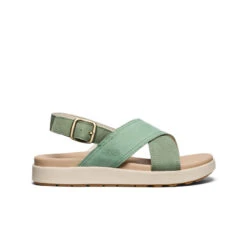 Keen Women's Elle Luxe Cross Strap Sandal | Granite Green/Granite Green