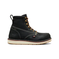 Keen Men's Liberty 6" Waterproof Boot (Carbon Toe) | Black/Gum