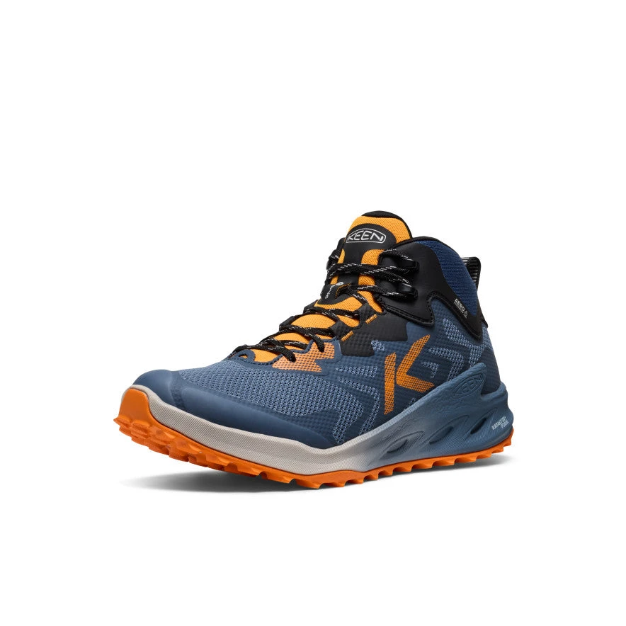Keen Men's Zionic NXT Waterproof Hiking Boot | Naval Academy/Bright Marigold 3 Keen Men's Zionic NXT Waterproof Hiking Boot | Naval Academy/Bright Marigold - Image 3