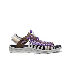 Keen Women's UNEEK II Open Toe X Emmi | Dark Earth/Tillandsia Purple