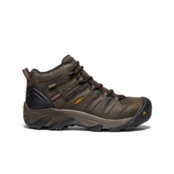Keen Men's Lansing Mid Waterproof (Steel Toe) | Cascade Brown/Brindle