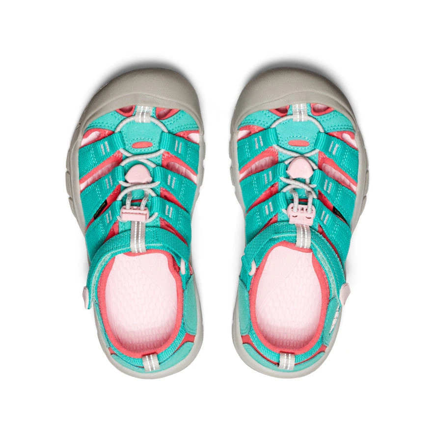 Keen Big Kids' Newport H2 | Bright Aqua/Giggle Pink 4 Keen Big Kids' Newport H2 | Bright Aqua/Giggle Pink - Image 4