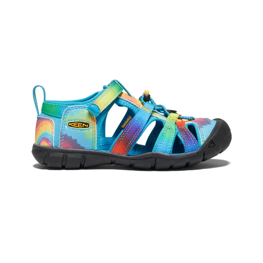 Keen Little Kids' Seacamp II CNX | Vivid Blue/Original Tie Dye 1 Keen Little Kids' Seacamp II CNX | Vivid Blue/Original Tie Dye