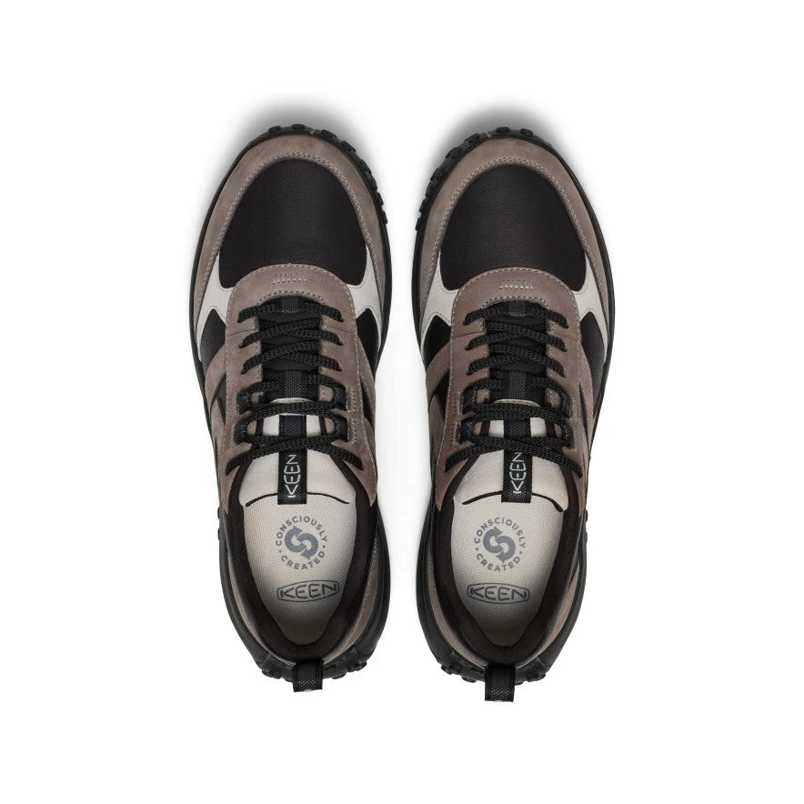 Keen Men's KS86 Leather Sneaker | Black/Steel Grey 4 Keen Men's KS86 Leather Sneaker | Black/Steel Grey - Image 4