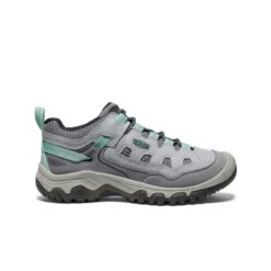 Keen Women's Targhee IV Vented Hiking Shoe | Alloy/Granite Green