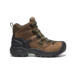 Keen Men's Pittsburgh Energy 6" Waterproof Boot (Carbon Toe) | Cascade Brown/Greener Pastures
