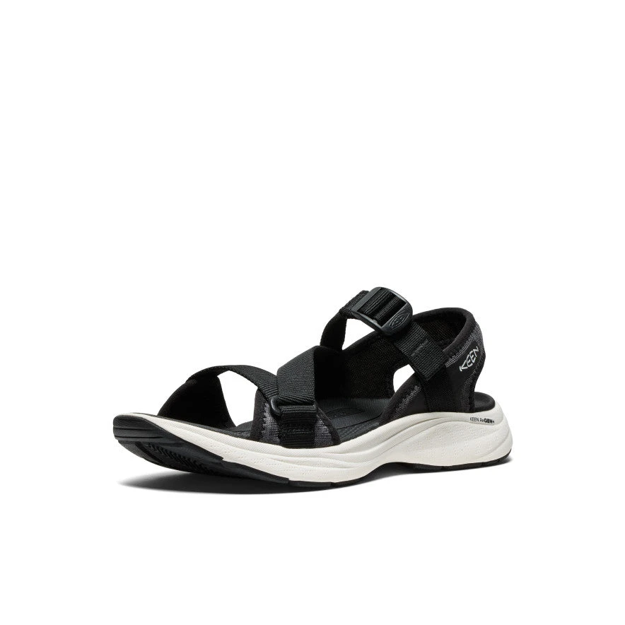 Keen Women's Leiki Open-Toe Sandal | Black/Star White 3 Keen Women's Leiki Open-Toe Sandal | Black/Star White - Image 3