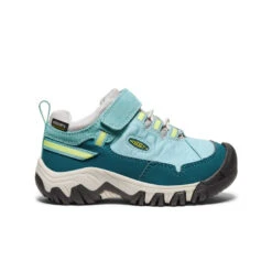 Keen Little Kids' Targhee IV Waterproof Hiking Shoe | Reef Waters/Daiquiri Green