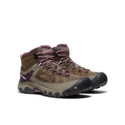 Keen Women's Targhee III Waterproof Mid | Weiss/Boysenberry -Fresh Shoes Shop ef5981dd158a224edaf78a833cd96b1b8a9b3421