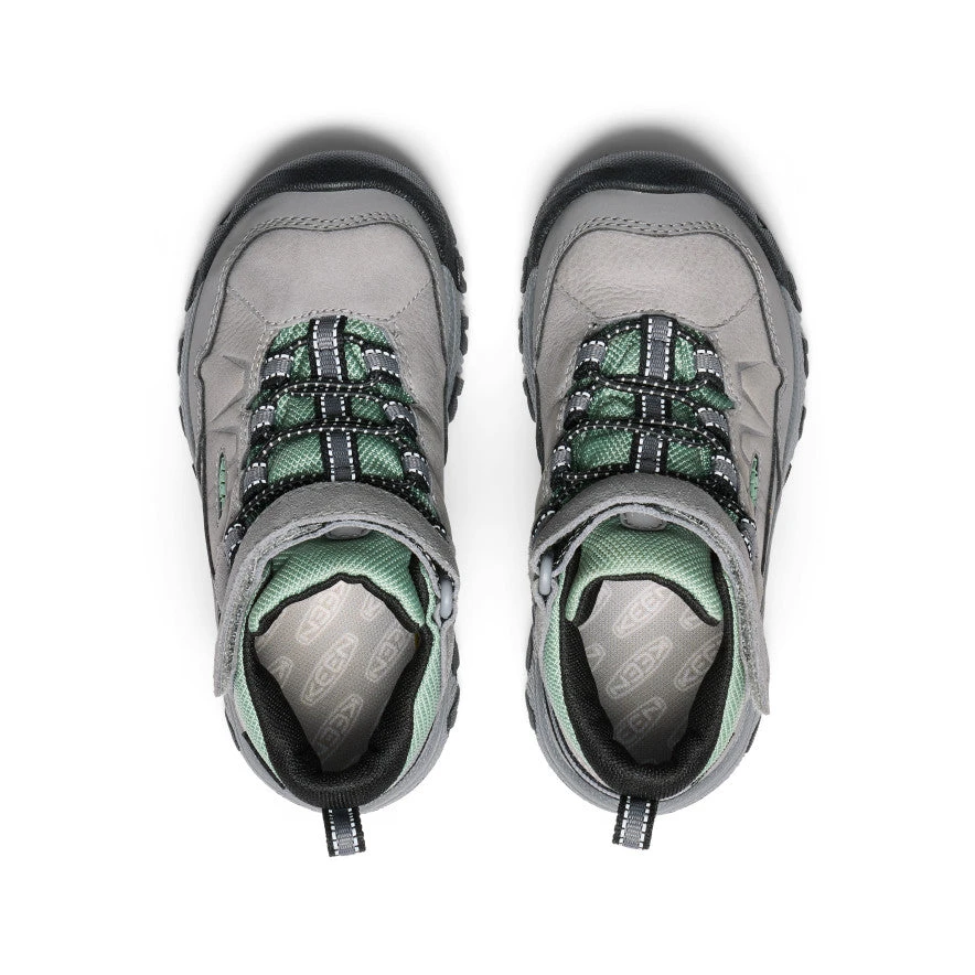 Keen Little Kids' Targhee IV Waterproof Hiking Boot | Alloy/Granite Green 4 Keen Little Kids' Targhee IV Waterproof Hiking Boot | Alloy/Granite Green - Image 4