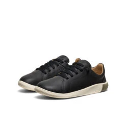 Keen Men's KNX Leather Sneaker | Black/Star White -Fresh Shoes Shop efe83566cd478c7b87c86b8ed0d8a5bb499b8733