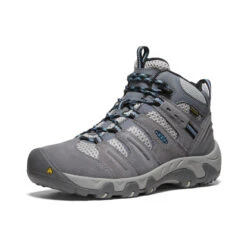 Keen Women's Headout Waterproof Hiking Boot | Steel Grey/Blue Heaven -Fresh Shoes Shop f19ee28ff5c3a0fa00d3ea581523413aa385035d