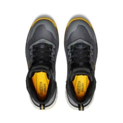 Men's Arvada Mid Work Sneaker (Carbon Toe) | Black/Keen Yellow -Fresh Shoes Shop f32e19ff06ae1674b3b61d1033486f39670944ee