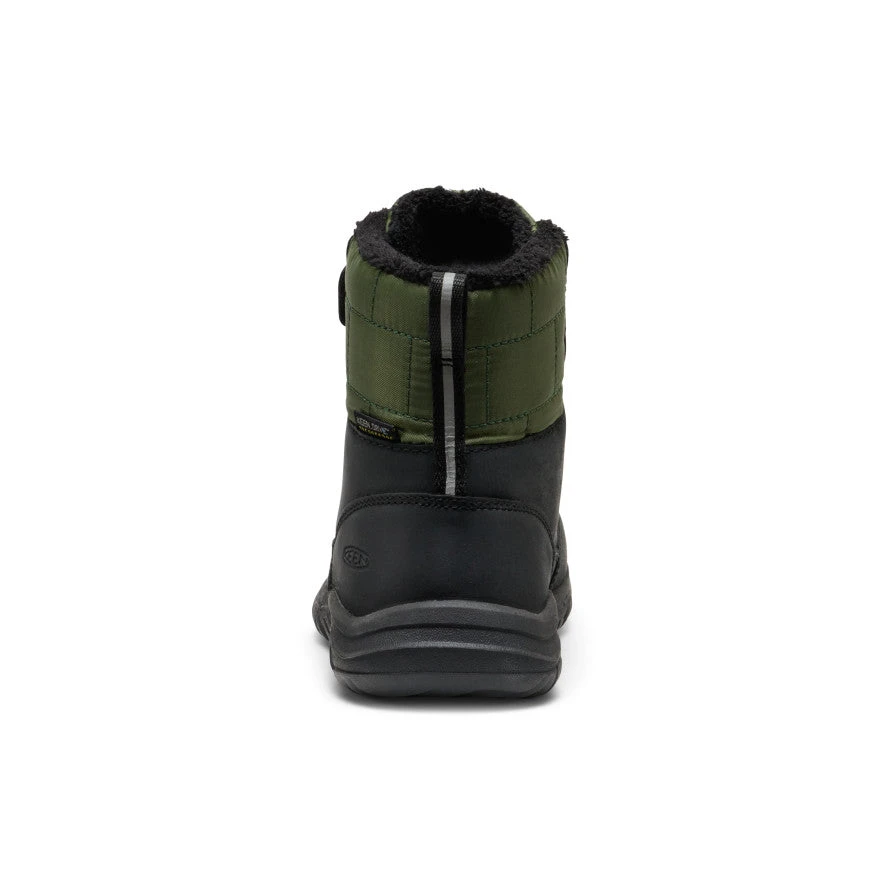 Keen Little Kids' Kanibou Waterproof Winter Boot | Black/Bronze Green 5 Keen Little Kids' Kanibou Waterproof Winter Boot | Black/Bronze Green - Image 5
