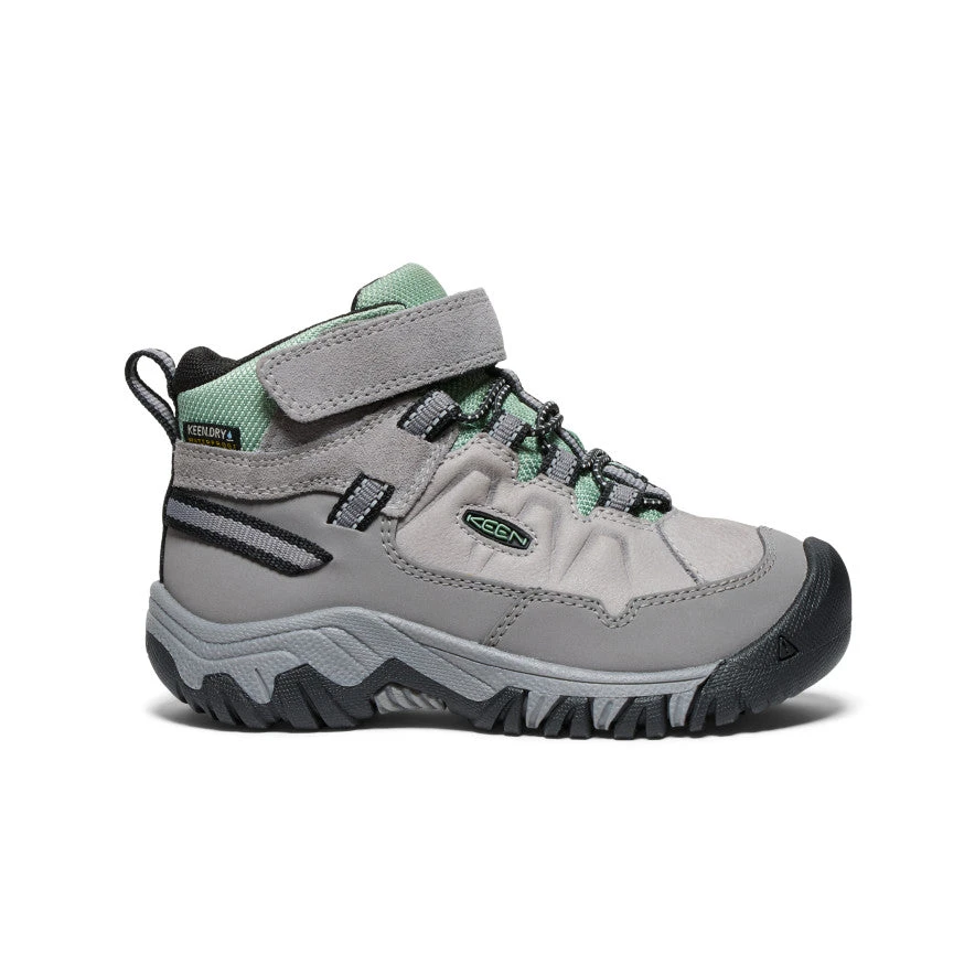 Keen Little Kids' Targhee IV Waterproof Hiking Boot | Alloy/Granite Green 1 Keen Little Kids' Targhee IV Waterproof Hiking Boot | Alloy/Granite Green