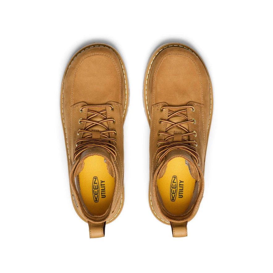 Keen Men's San Jose 6" Waterproof 90° Heel Boot (Aluminum Toe) | Bistre/Gum 4 Keen Men's San Jose 6" Waterproof 90° Heel Boot (Aluminum Toe) | Bistre/Gum - Image 4